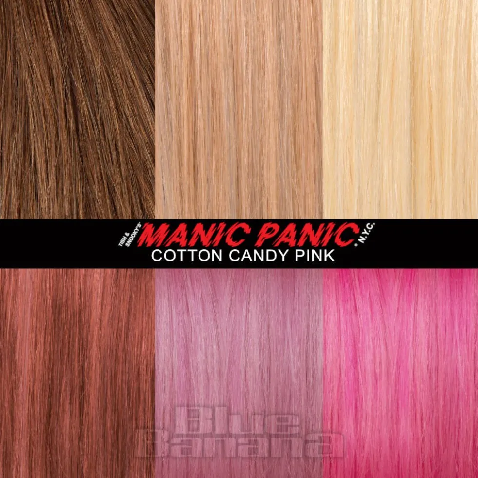 Manic Panic High Voltage Classic Cream Formula Colour Hair Dye 118ml (Cotton Candy Pink)