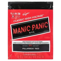 Manic Panic High Voltage Classic Cream Formula Colour Pouch (Pillarbox Red)