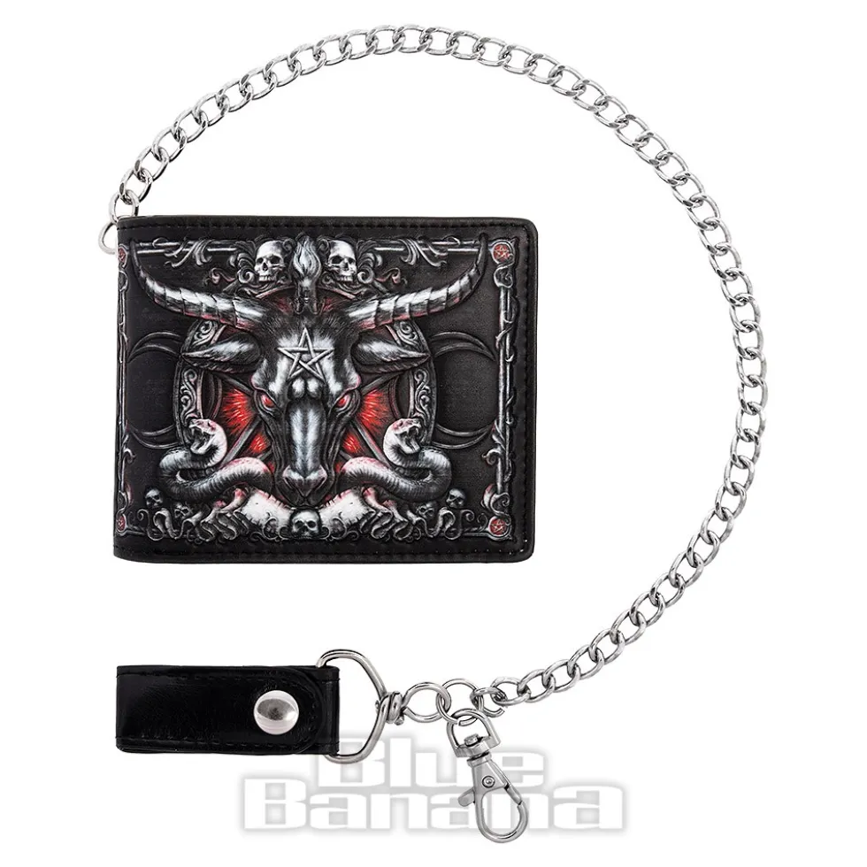 Nemesis Now Baphomet Wallet With Chain