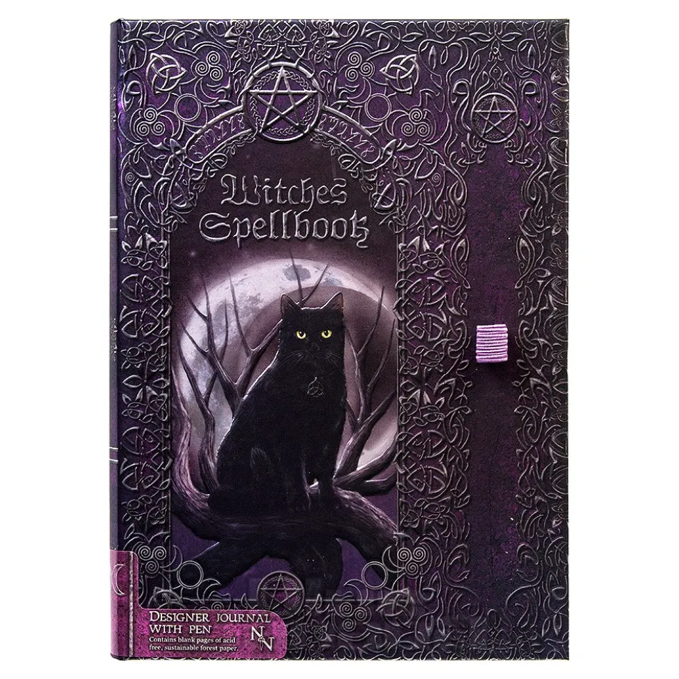 Nemesis Now Embossed A5 Witches Spell Book Journal (Purple)