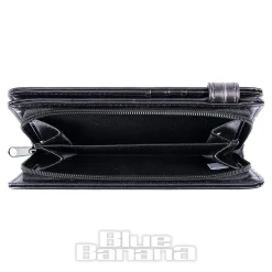 Nemesis Now Gothic Baroque Skull Embossed Purse (Black)