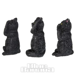 Nemesis Now 3 Wise Felines Figurines (8.5cm)