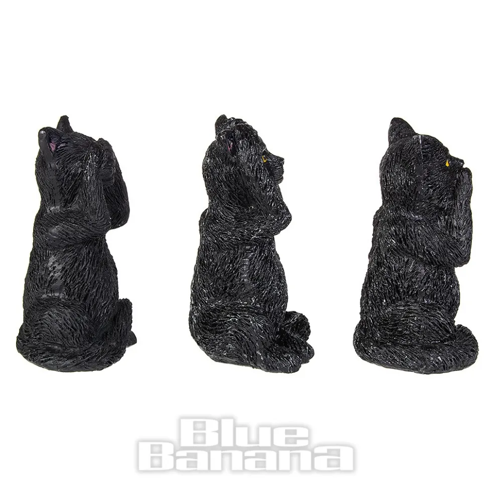 Nemesis Now 3 Wise Felines Figurines (8.5cm)