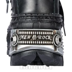 New Rock M-106 C4 Laces Shoe (Black)