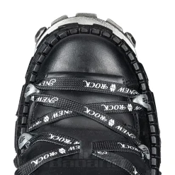 New Rock M-106 C4 Laces Shoe (Black)