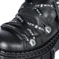 New Rock M-106 C4 Laces Shoe (Black)