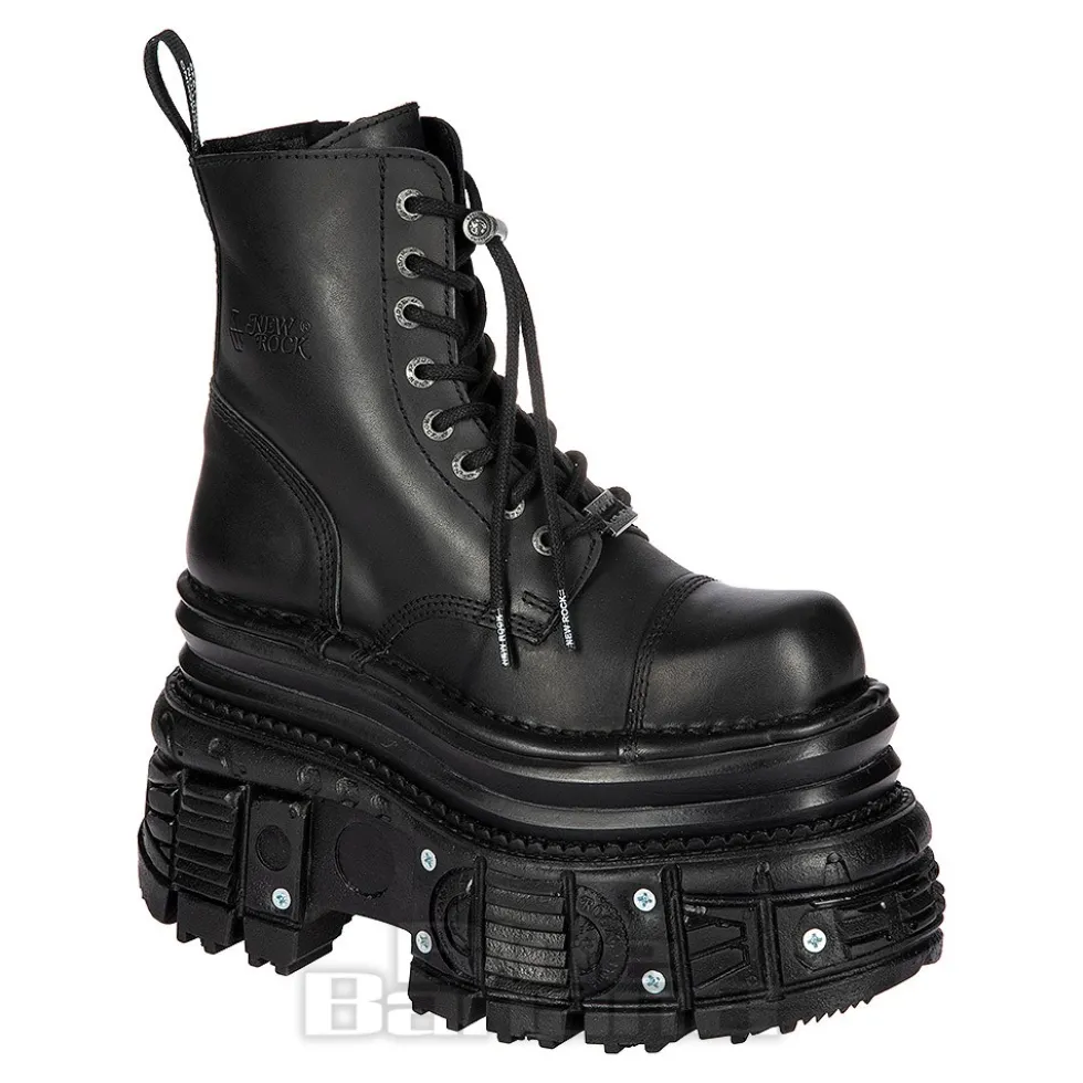 New Rock M.NEWMILI083CCT-C4 Boots (Black)