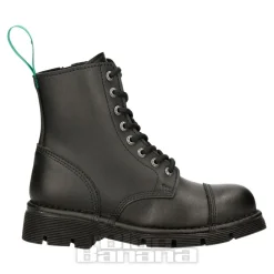 New Rock M-NEWMILI083-VS1 Vegan Military Boots (Black)