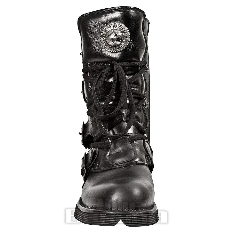 New Rock M.1473-S1 Comfort-Light Boots (Black)