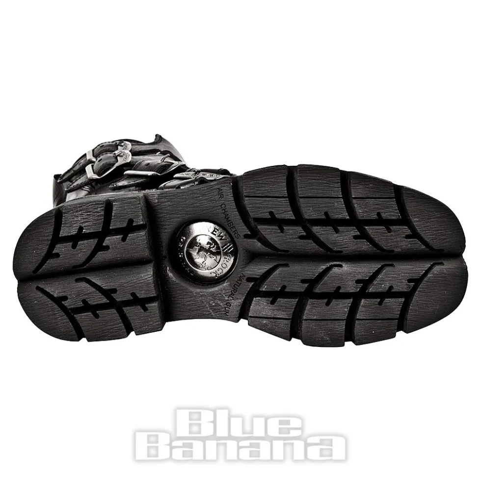 New Rock M.1473-S1 Comfort-Light Boots (Black)