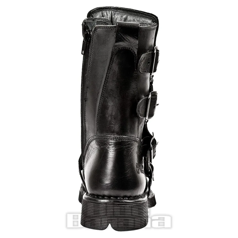 New Rock M.1473-S1 Comfort-Light Boots (Black)