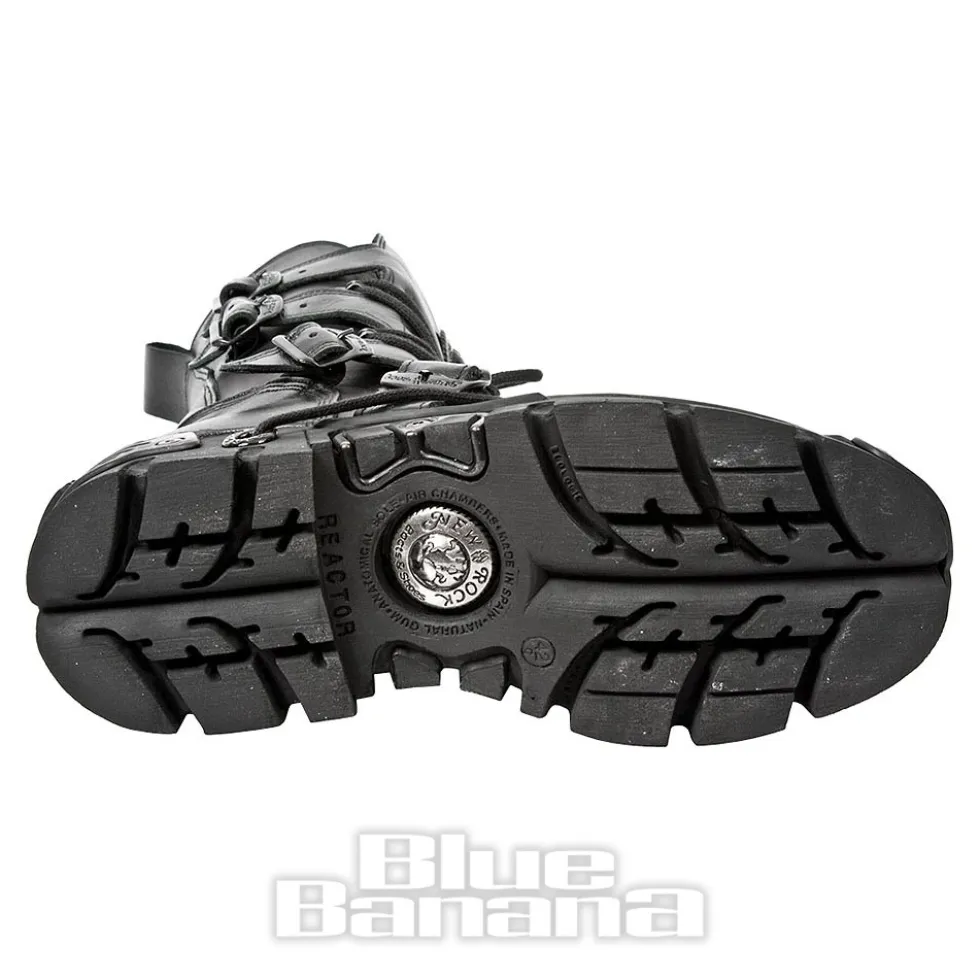 New Rock M.373-S18 Reactor Calf Boots (Black)