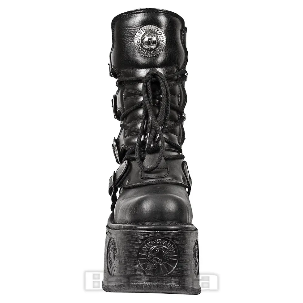 New Rock M.1473-S3 Space Platform Boots (Black)