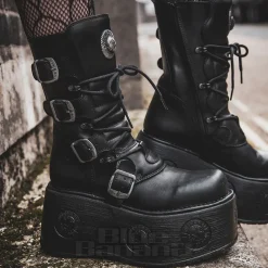 New Rock M.1473-S3 Space Platform Boots (Black)