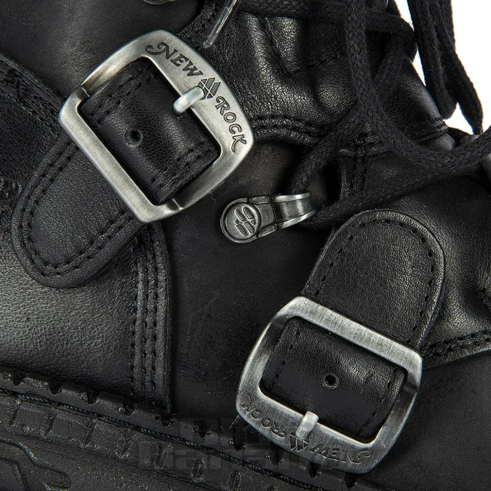 New Rock M.WALL1473-S11 Boots (Black)