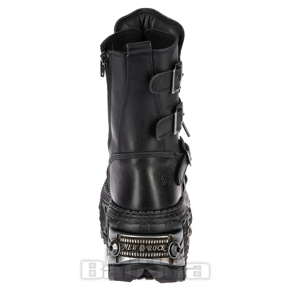New Rock M.WALL1473-S11 Boots (Black)