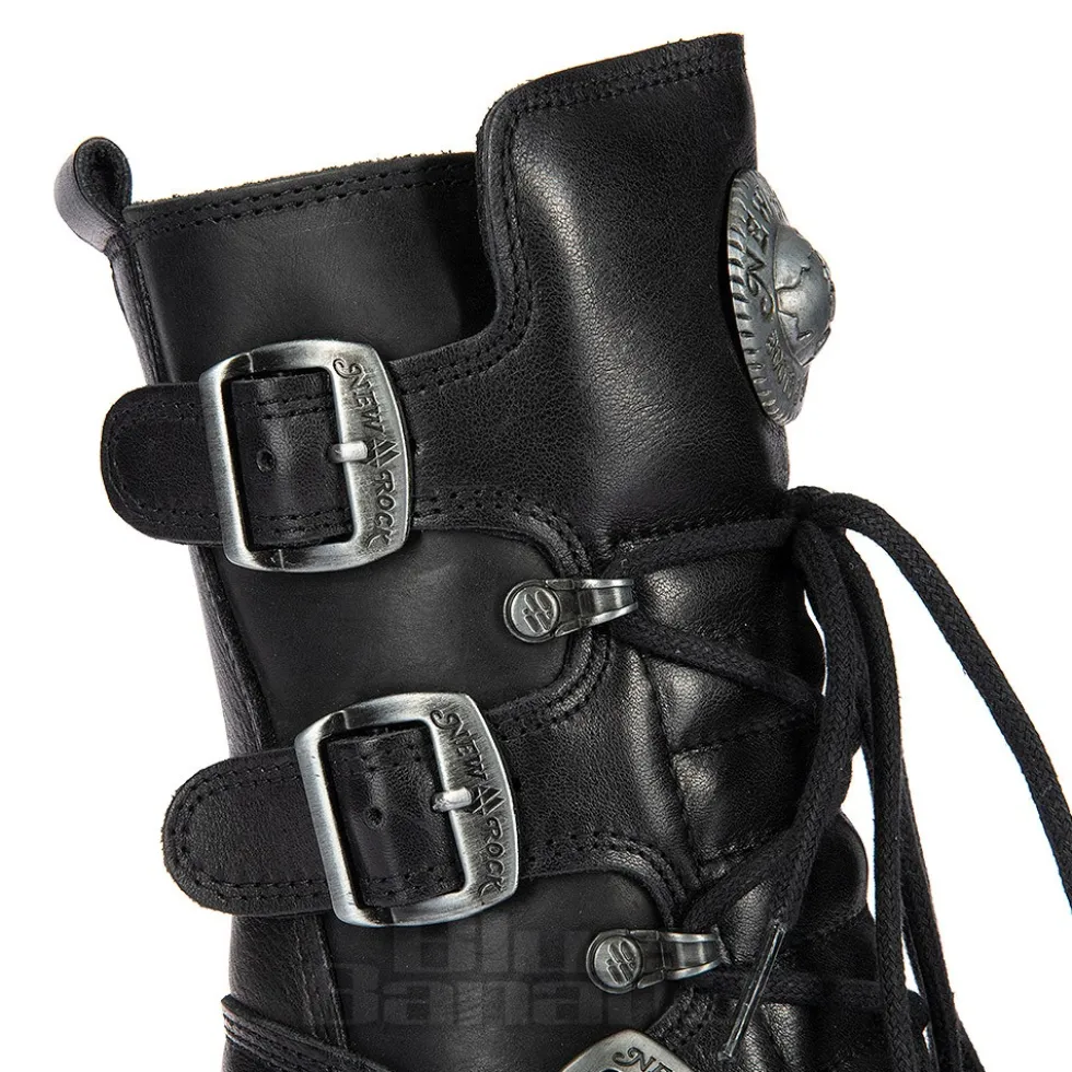 New Rock M.WALL1473-S11 Boots (Black)