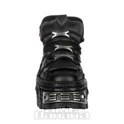 New Rock M-WALL106-V17 Vegan Shoes (Black)