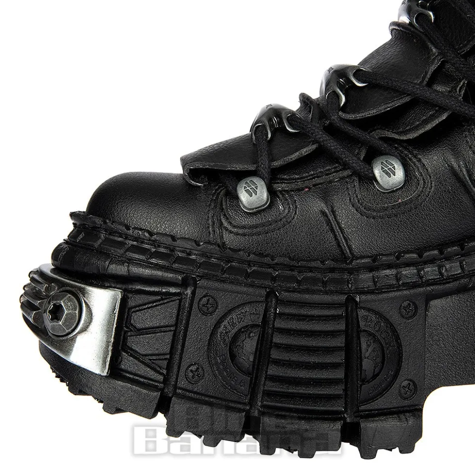 New Rock M-WALL106-V17 Vegan Shoes (Black)