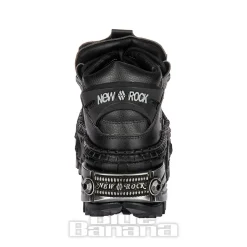 New Rock M-WALL106-V17 Vegan Shoes (Black)