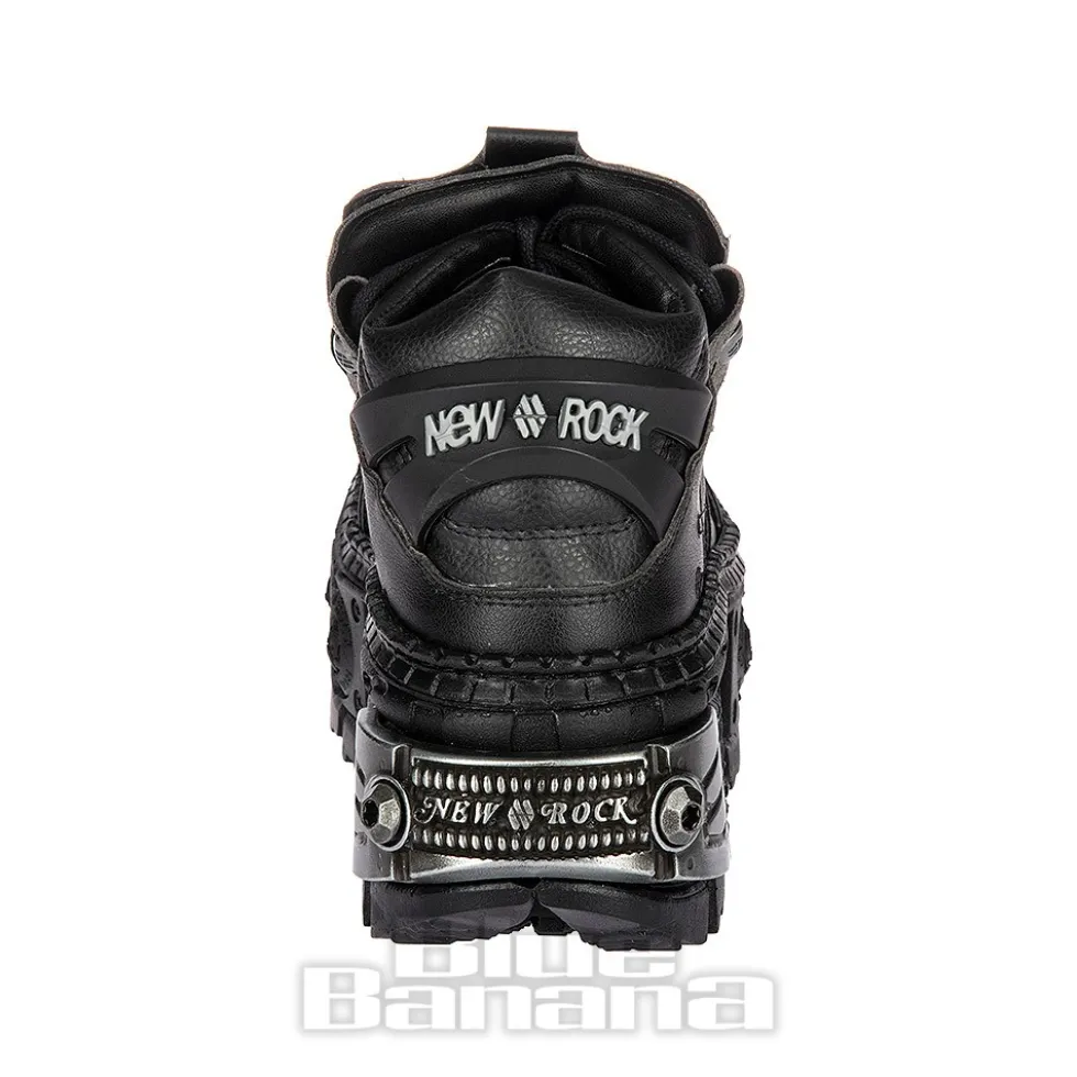 New Rock M-WALL106-V17 Vegan Shoes (Black)