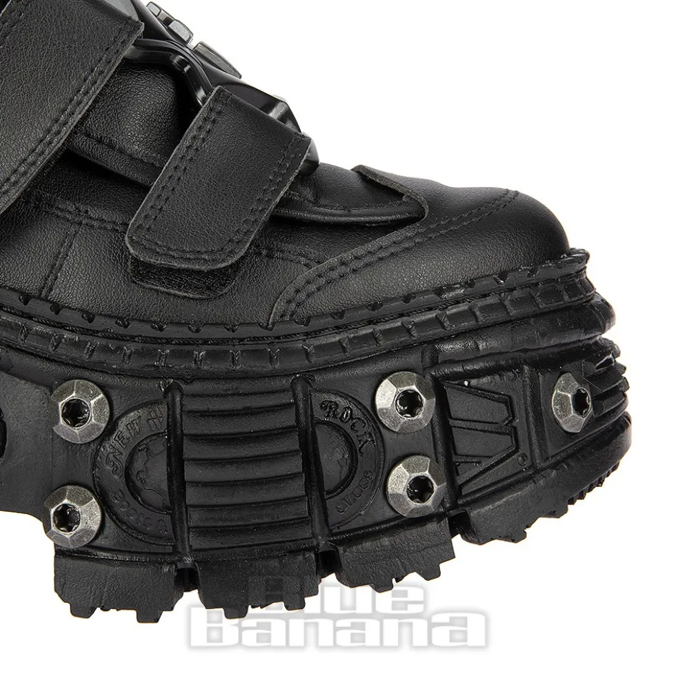 New Rock M.WALL285-V10 Vegan Shoes (Black)