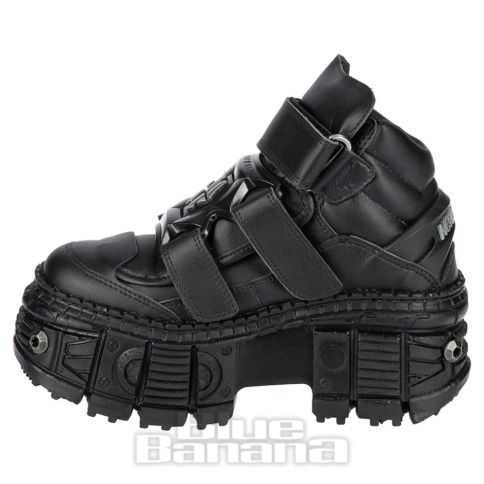 New Rock M.WALL285-V10 Vegan Shoes (Black)