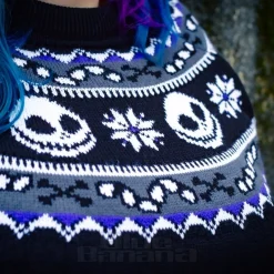 Nightmare Before Christmas Jack Christmas Jumper (Black)
