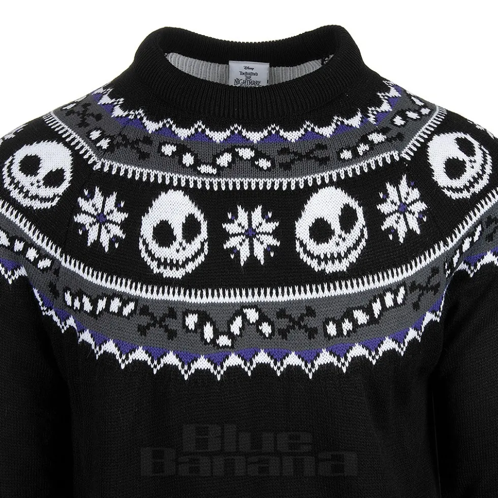 Nightmare Before Christmas Jack Christmas Jumper (Black)