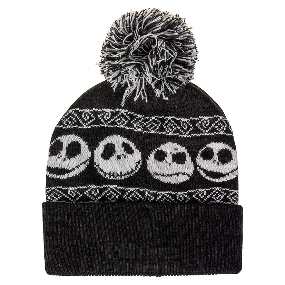 Nightmare Before Christmas Jack Skellington Knitted Hat (Black)