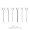 Nose Stud Ball 6pc Set 1.8mm