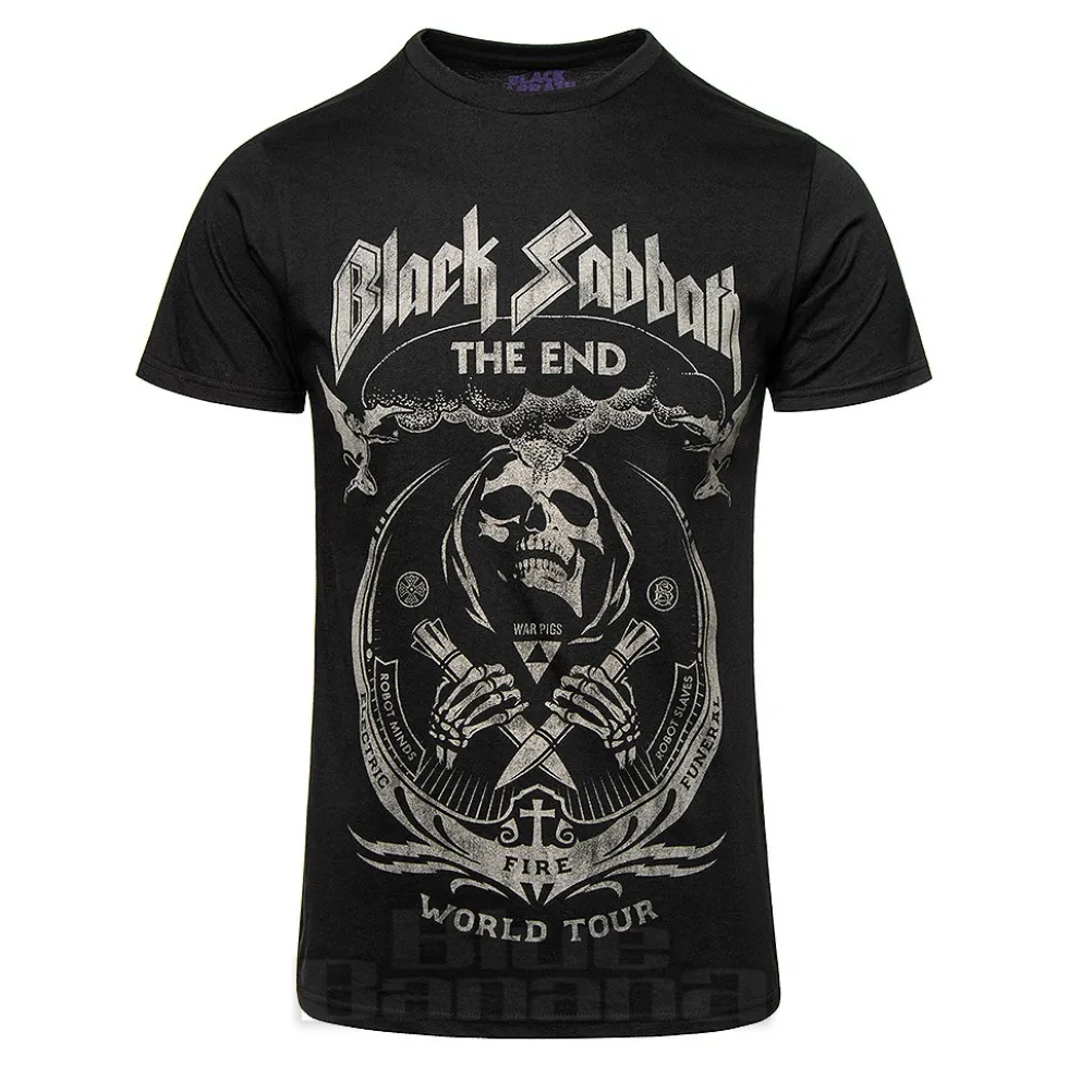 Official Black Sabbath The End Tour T Shirt (Black)