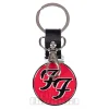 Official Foo Fighters Logo Keychain (Red/Black)