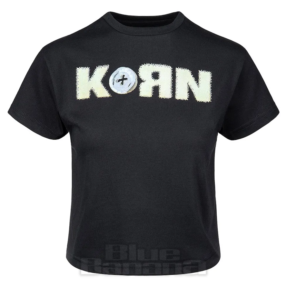 Official Korn Doll Issues Crop Top (Black)