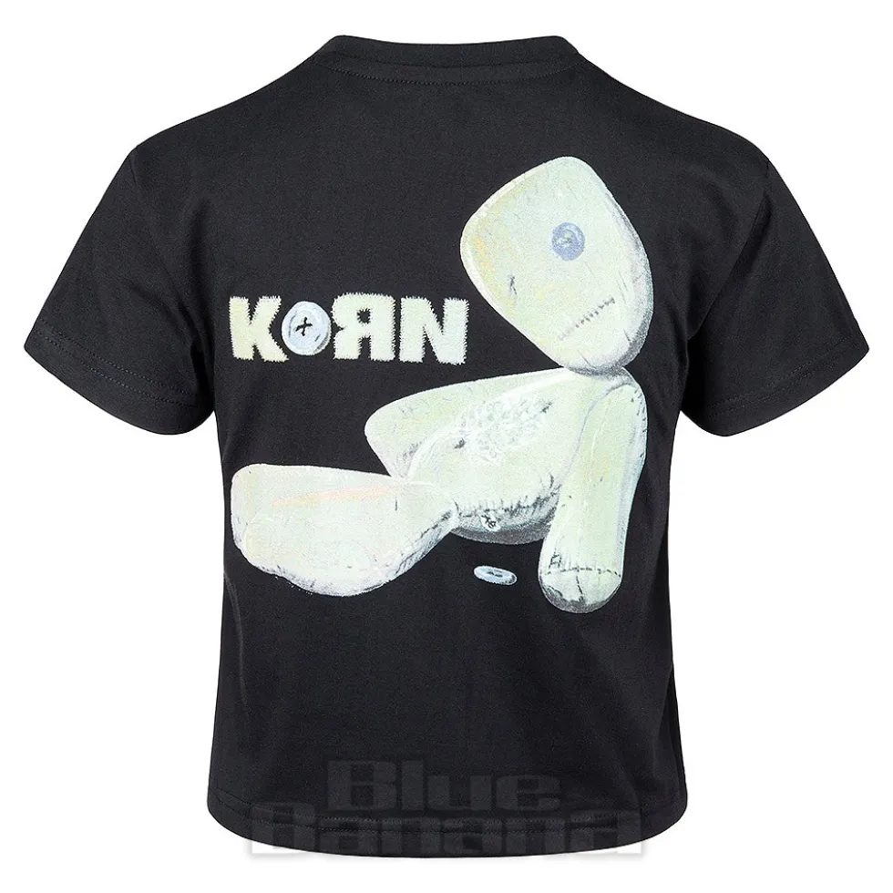 Official Korn Doll Issues Crop Top (Black)