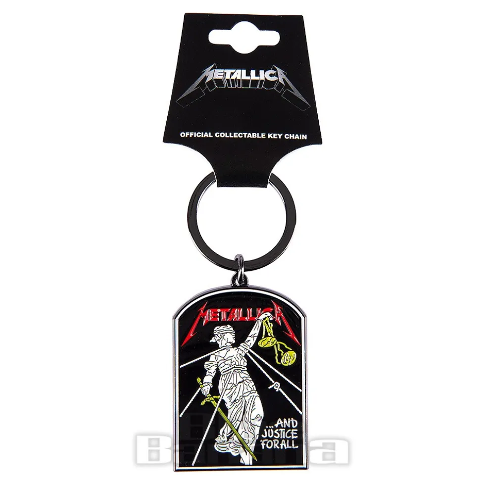 Official Metallica Justice For All Keychain (Multicolour)