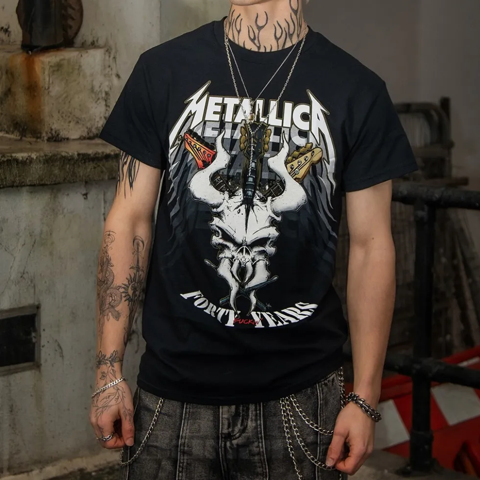 Official Metallica 40th Anniversary T Shirt (Black)