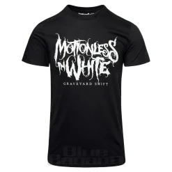 Official Motionless In White Graveyard Shift T Shirt (Black)