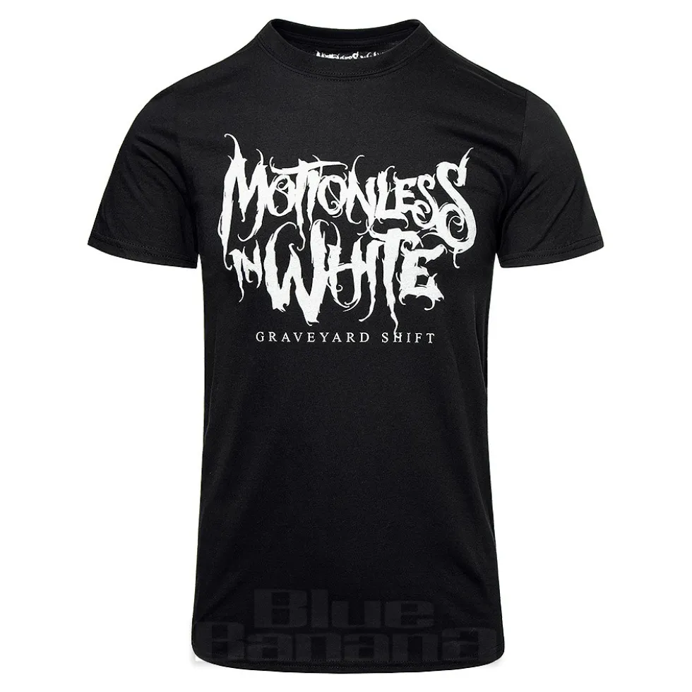Official Motionless In White Graveyard Shift T Shirt (Black)