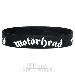 Official Motorhead Logo Gummy Wristband (Black)