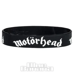 Official Motorhead Logo Gummy Wristband (Black)