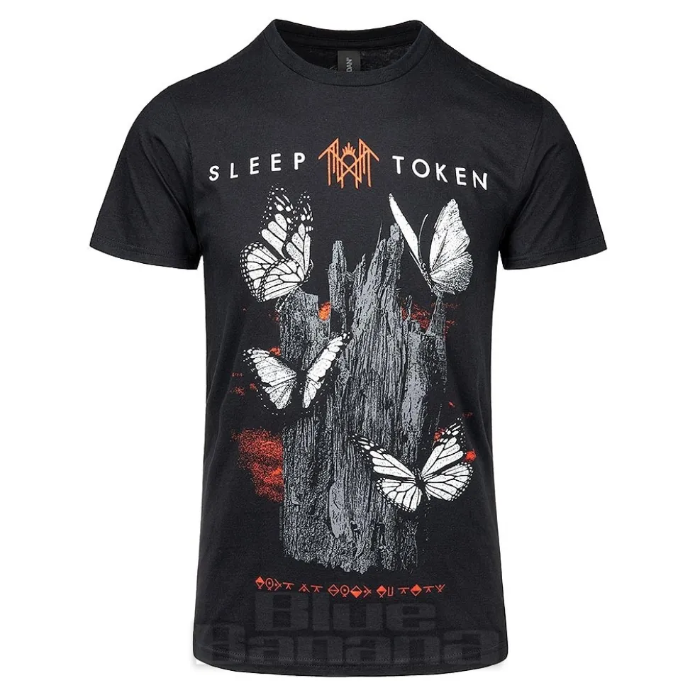 Official Sleep Token Unisex Butterflies T-Shirt (Black)