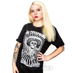 Official The Offspring Jumping Skeleton T Shirt (Black)