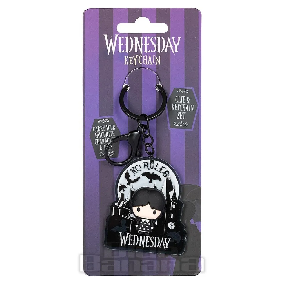 Official Wednesday 3D Keyring (Multicolour)