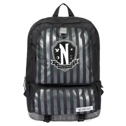 Official Wednesday Nevermore Backpack (Black/Grey)