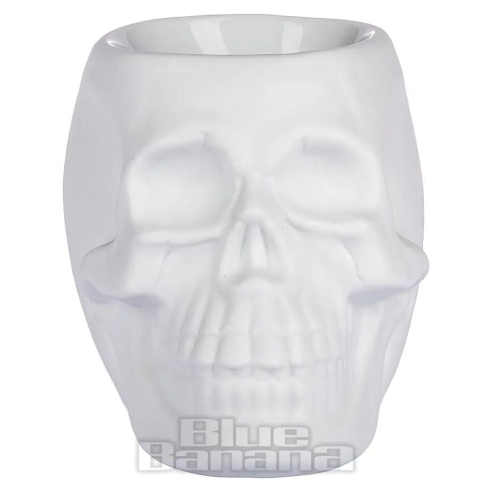 Something Different Skull Oil Burner (White)