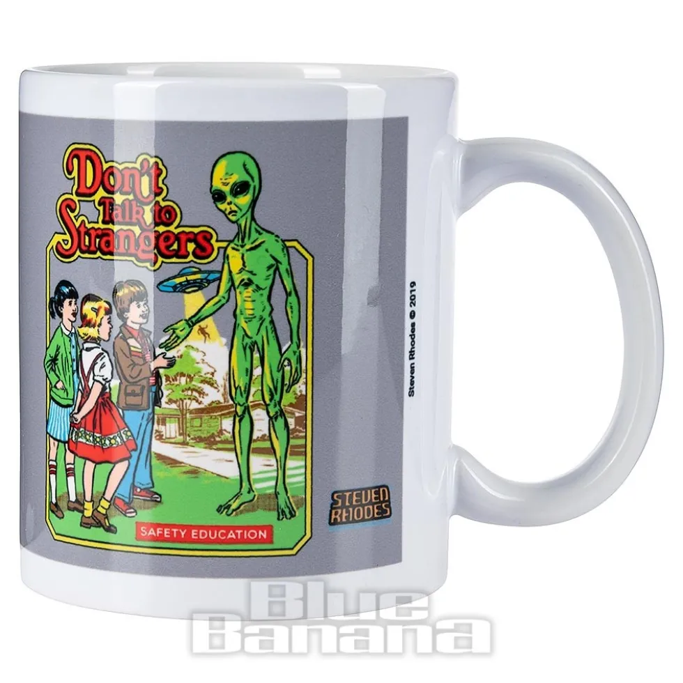 Steven Rhodes Don't Talk to Strangers Mug (Multicoloured)