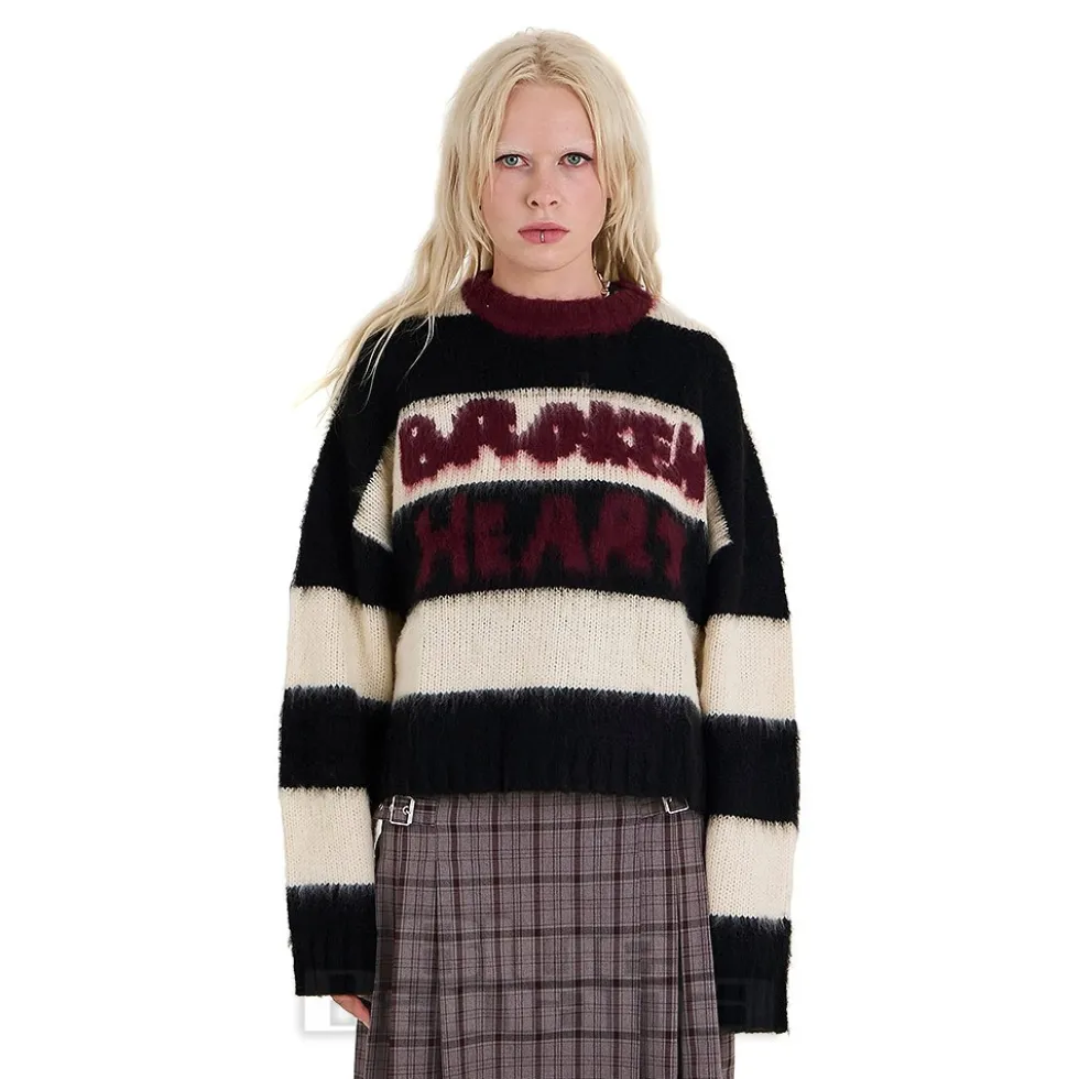 The Ragged Priest Tragic Jumper (Black/White)