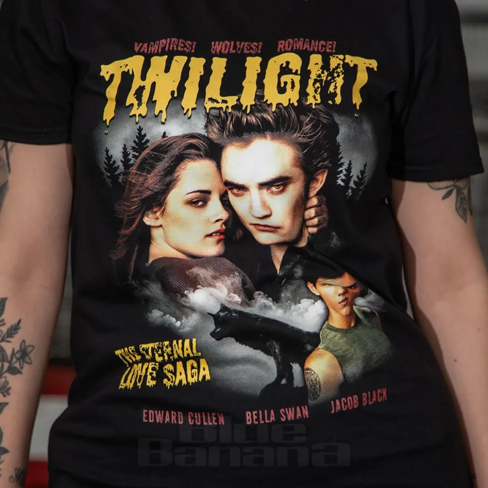 Twilight Comic Style Merch T-Shirt (Black)